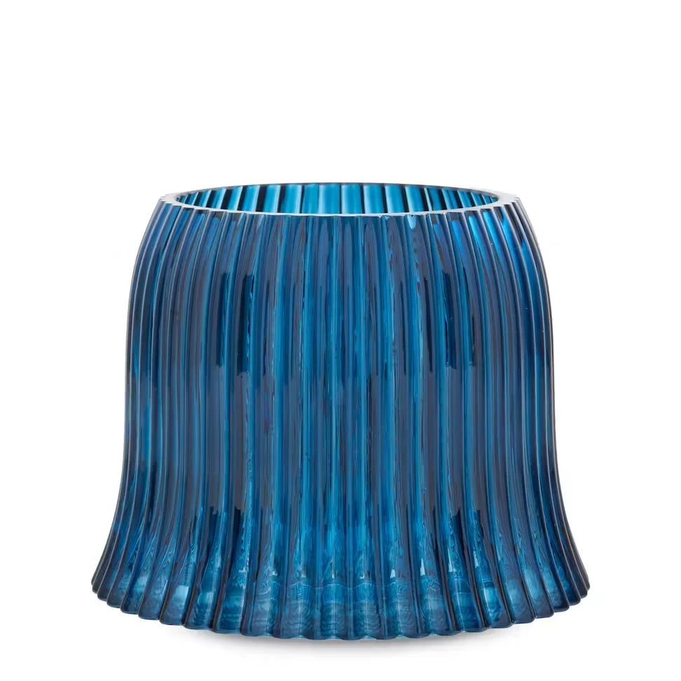 blue-ribbed-jar-candle-shade