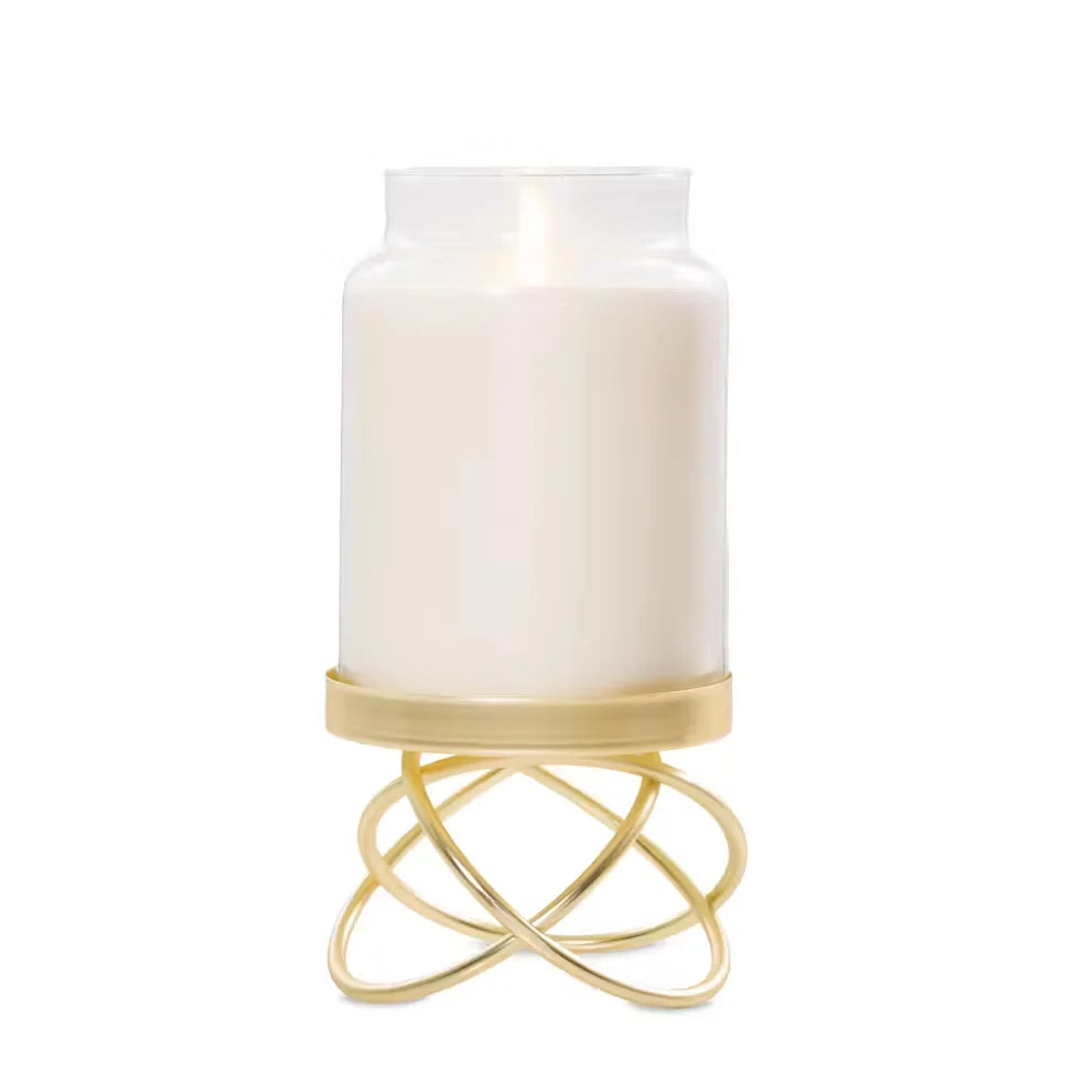 golden-halo-candle-pedestal